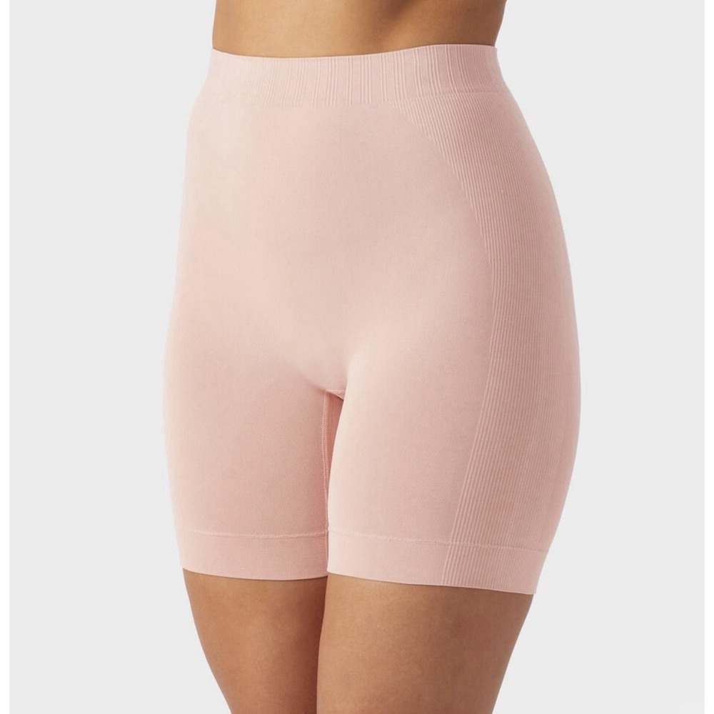 Duluth Trading Women's Armachillo Seamless Long Boxer Brief Small 6-8 Blush Pink